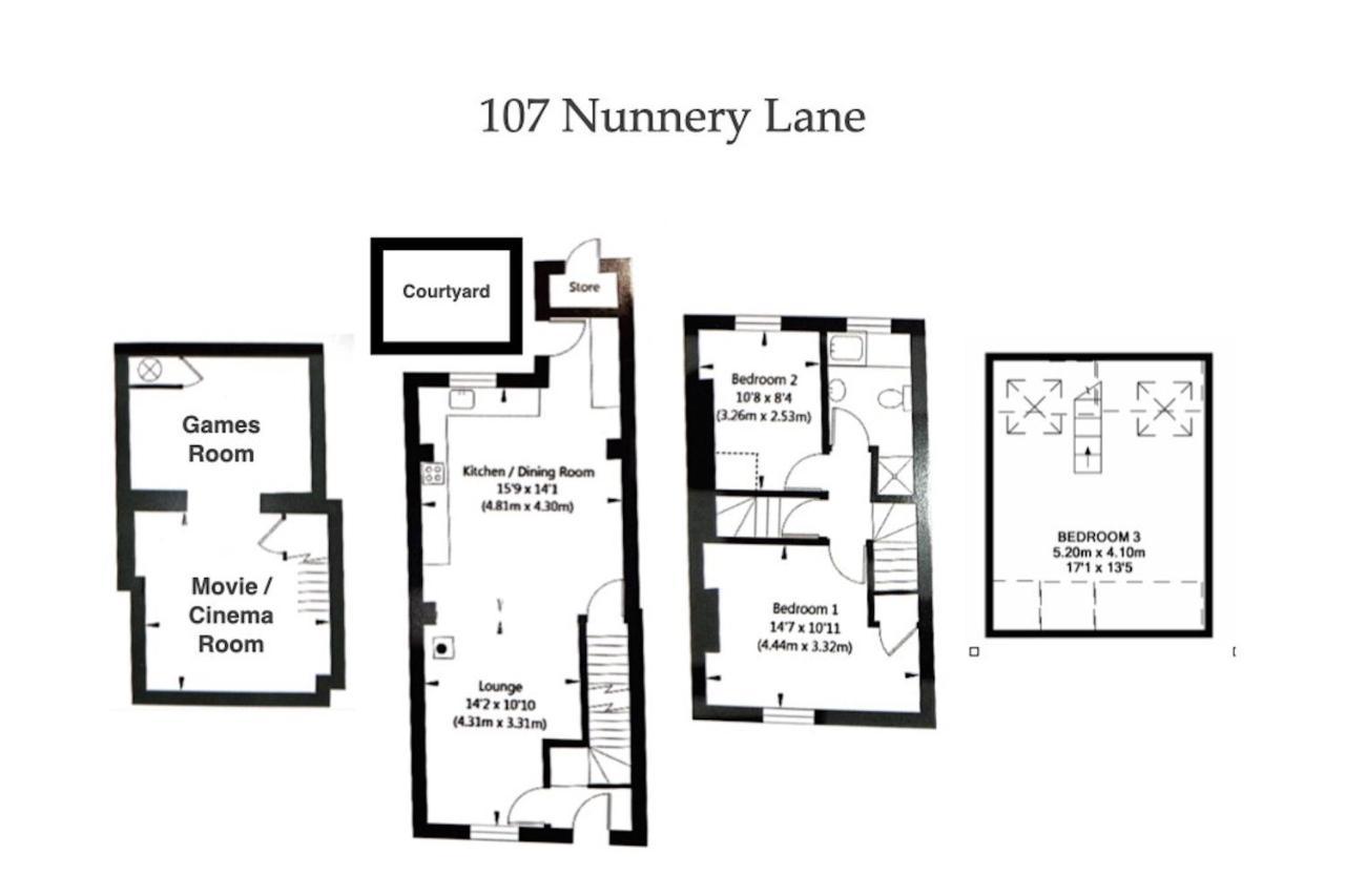 Spencer House & 107 & 109 Nunnery Lane Villa York Kültér fotó